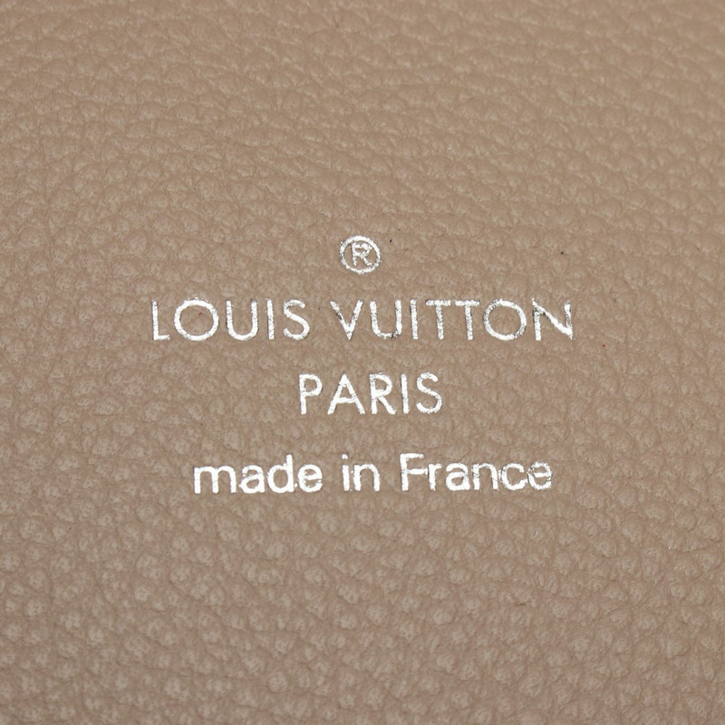 LOUIS VUITTON Hina PM 斜背包 手提包 M54351 Mahina 皮革 米色 Galet 二手-3