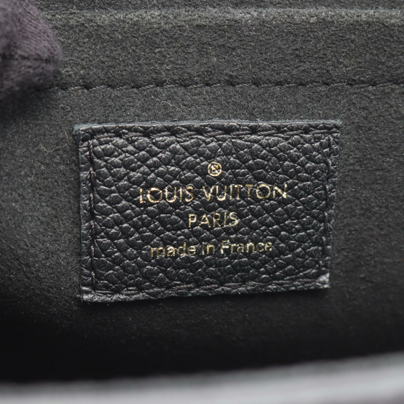LOUIS VUITTON Saint Sulpice BB 鏈條單肩包 M44242 皮革黑色二手 LV-3