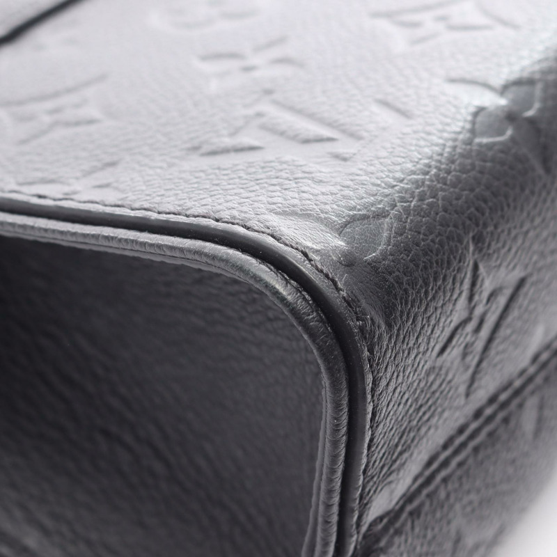LOUIS VUITTON Saint Sulpice BB 鏈條單肩包 M44242 皮革黑色二手 LV-8