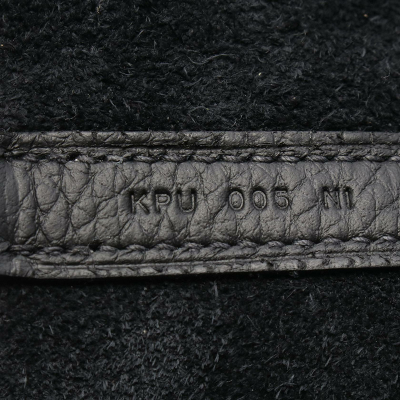 愛馬仕 Picotin Lock 中型托特包 手袋 Clemence 皮革 黑色 二手 女款 GHW K-4
