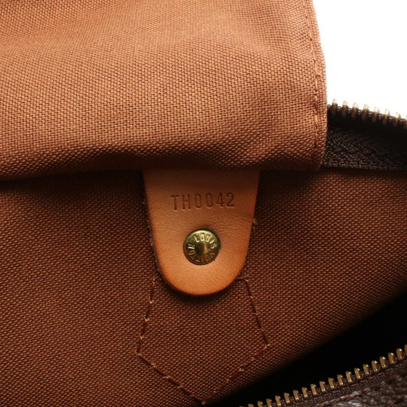 LOUIS VUITTON Speedy 30 手提包 M41526 Monogram 帆布皮革棕色二手女士-4