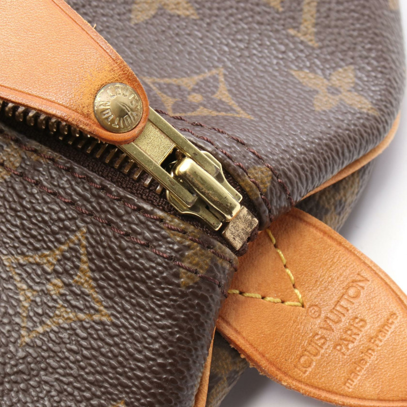 LOUIS VUITTON Speedy 30 手提包 M41526 Monogram 帆布皮革棕色二手女士-6