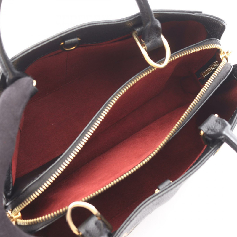 路易威登 Montaigne BB 斜背包手提包 M45778 Monogram empreinte Noir 二手-2