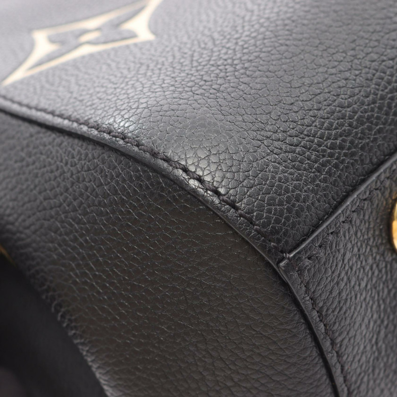 路易威登 Montaigne BB 斜背包手提包 M45778 Monogram empreinte Noir 二手-7