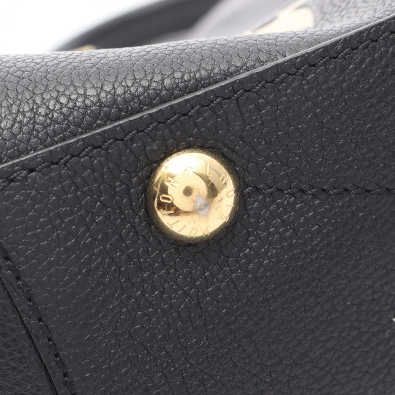 路易威登 Montaigne BB 斜背包手提包 M45778 Monogram empreinte Noir 二手-8