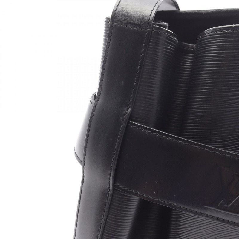LOUIS VUITTON Sac de Paule PM 單肩包 M80157 Epi 皮革 黑色 二手 女士-6