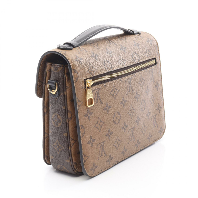 LOUIS VUITTON Pochette Metis MM 斜背包 M44876 Monogram Reverse 二手-1
