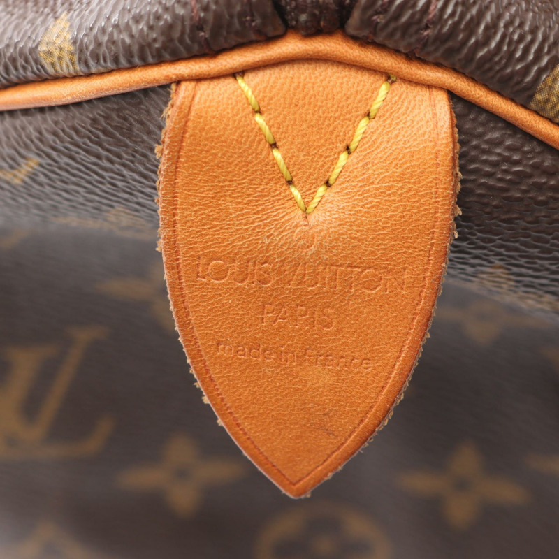 LOUIS VUITTON Speedy 35 手提包 M41524 Monogram 帆布 棕色 二手 女士 LV-3