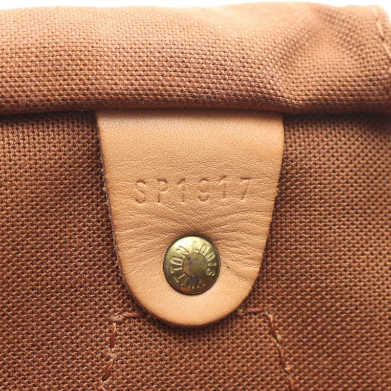 LOUIS VUITTON Speedy 35 手提包 M41524 Monogram 帆布 棕色 二手 女士 LV-4