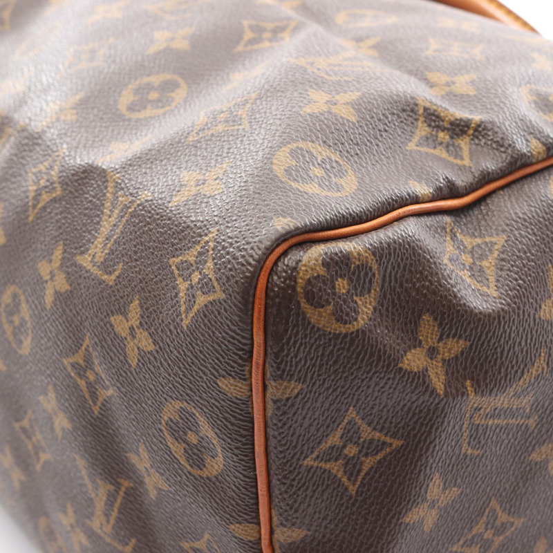 LOUIS VUITTON Speedy 35 手提包 M41524 Monogram 帆布 棕色 二手 女士 LV-8
