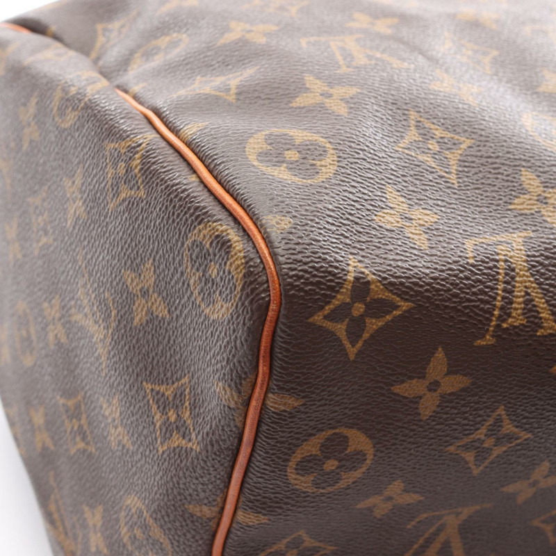 LOUIS VUITTON Speedy 35 手提包 M41524 Monogram 帆布 棕色 二手 女士 LV-10