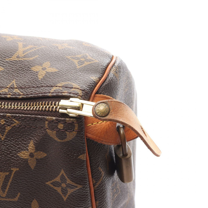 LOUIS VUITTON Speedy 35 手提包 M41524 Monogram 帆布 棕色 二手 女士 LV-11