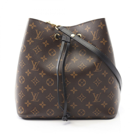LOUIS VUITTON Neonoe 單肩斜背包 M44020 Monogram 棕色黑色 二手