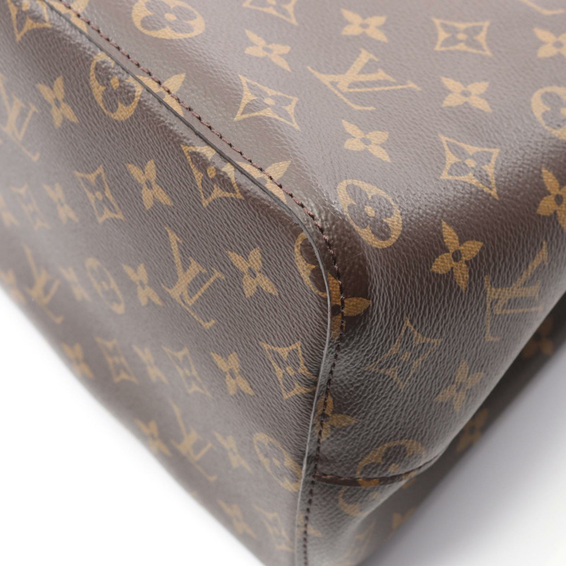 LOUIS VUITTON Neonoe 單肩斜背包 M44020 Monogram 棕色黑色 二手-5