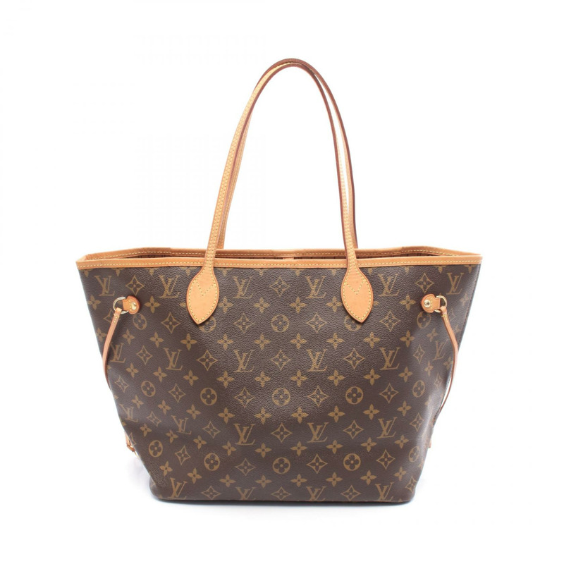 LOUIS VUITTON Neverfull 中型單肩包 M40156 Monogram 帆布 二手 女士-0