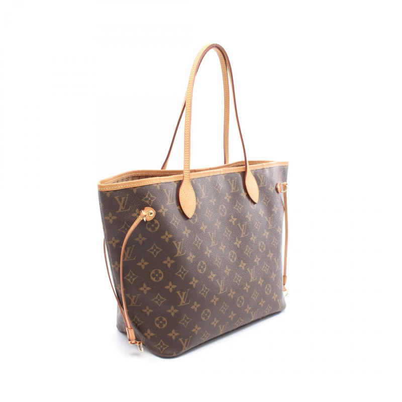 LOUIS VUITTON Neverfull 中型單肩包 M40156 Monogram 帆布 二手 女士-1
