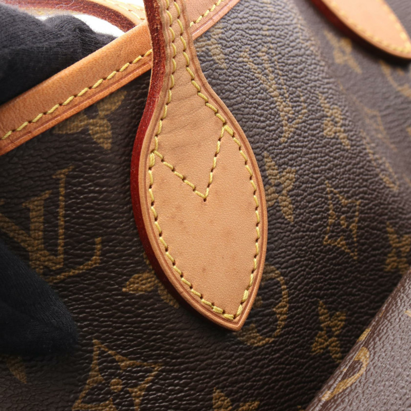 LOUIS VUITTON Neverfull 中型單肩包 M40156 Monogram 帆布 二手 女士-5