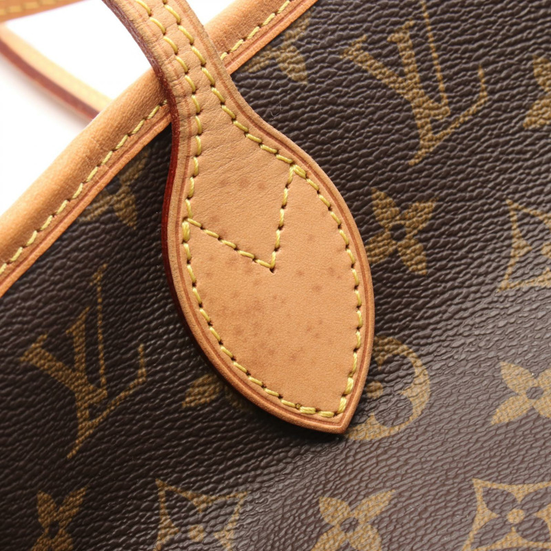 LOUIS VUITTON Neverfull 中型單肩包 M40156 Monogram 帆布 二手 女士-6