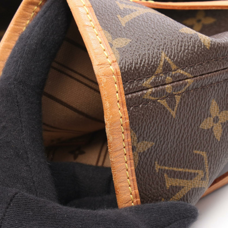LOUIS VUITTON Neverfull 中型單肩包 M40156 Monogram 帆布 二手 女士-7