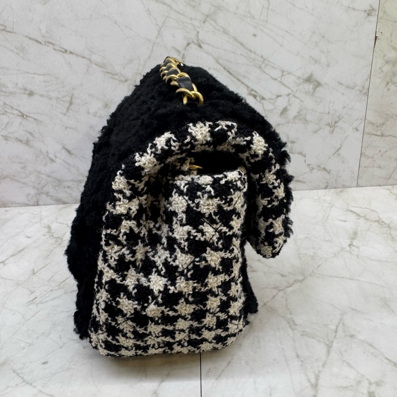 CHANEL 毛拚毛呢小方胖-30開-1