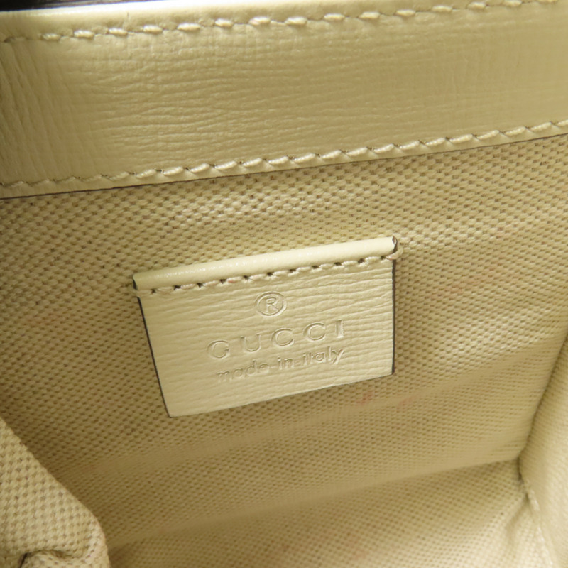 GUCCI 牛皮皮革1955 Horsebit Boston Bag金扣手挽袋-11
