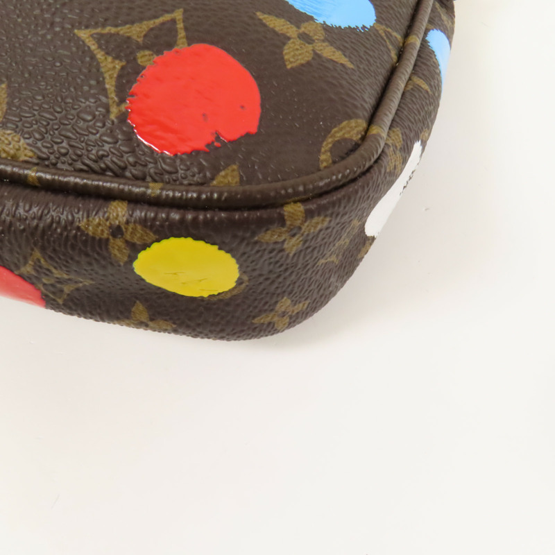 LOUIS VUITTON Monogram LV X YK Pochette金扣手挽肩背兩用袋-8