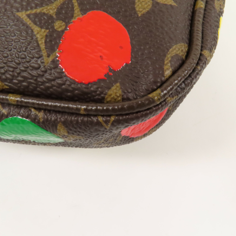 LOUIS VUITTON Monogram LV X YK Pochette金扣手挽肩背兩用袋-10