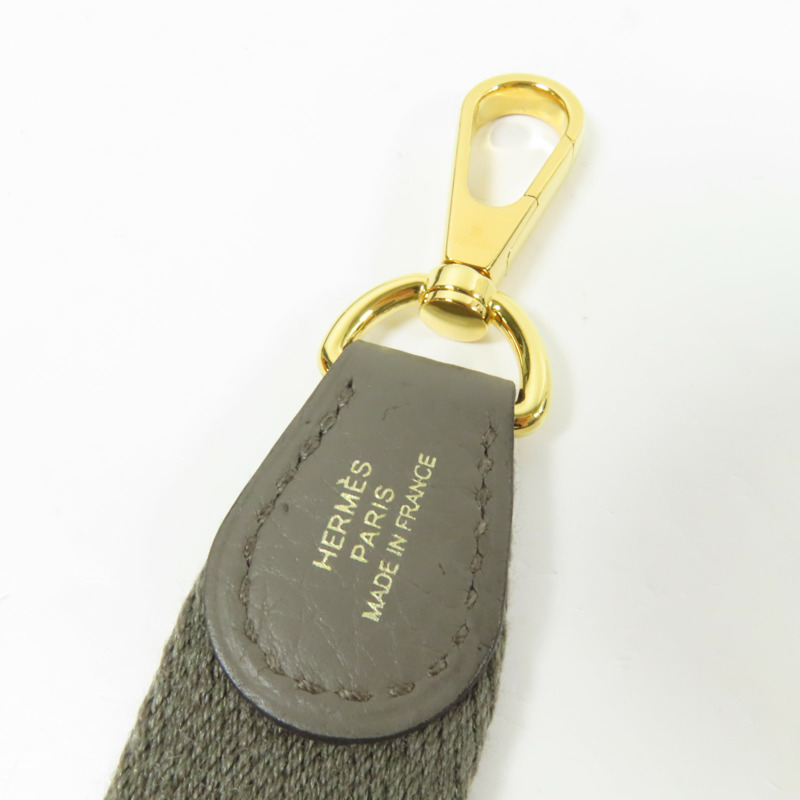 HERMES Clemence皮革Evelyne TPM金扣肩背袋Gris Etain-12