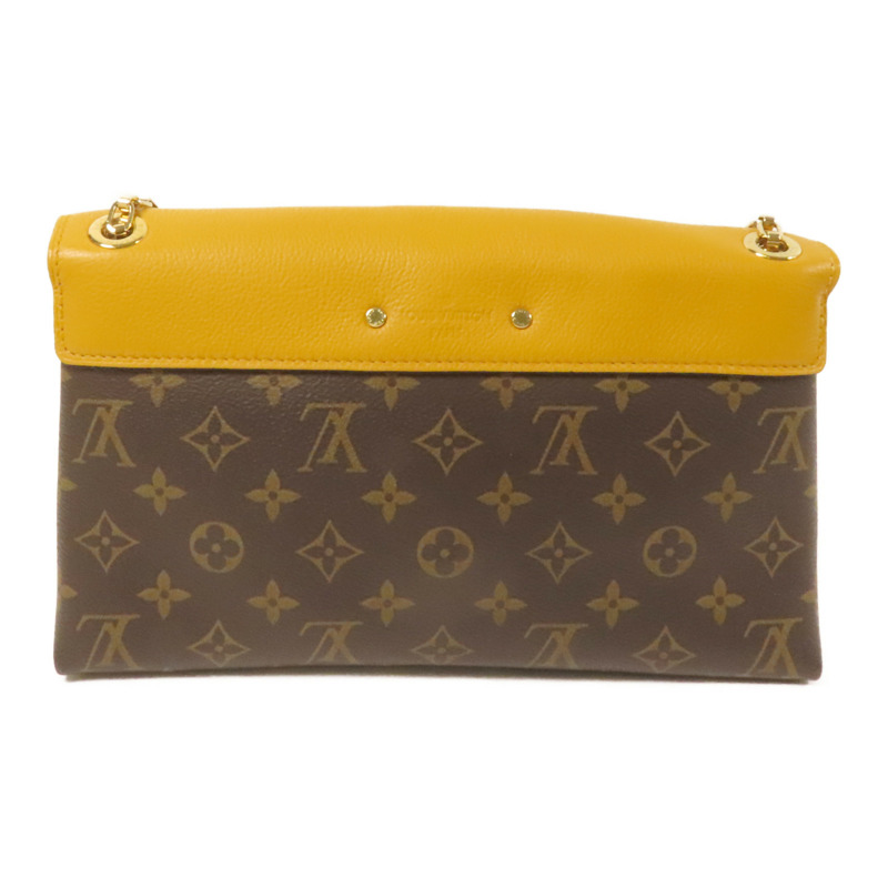 LOUIS VUITTON Monogram Pallas Chain Bag金扣鏈帶肩背袋-1
