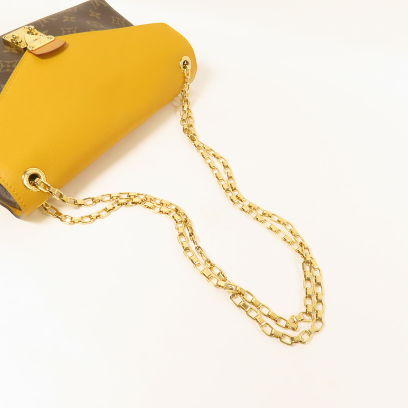 LOUIS VUITTON Monogram Pallas Chain Bag金扣鏈帶肩背袋-4