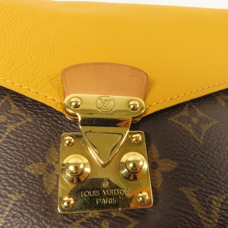 LOUIS VUITTON Monogram Pallas Chain Bag金扣鏈帶肩背袋-11