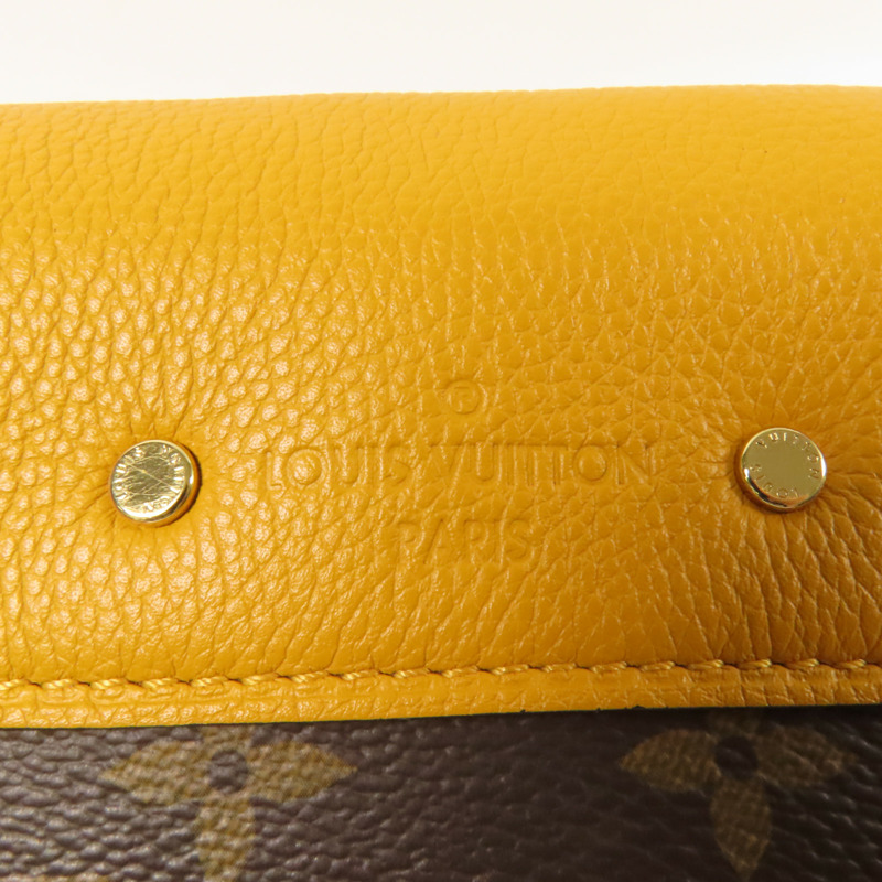 LOUIS VUITTON Monogram Pallas Chain Bag金扣鏈帶肩背袋-12