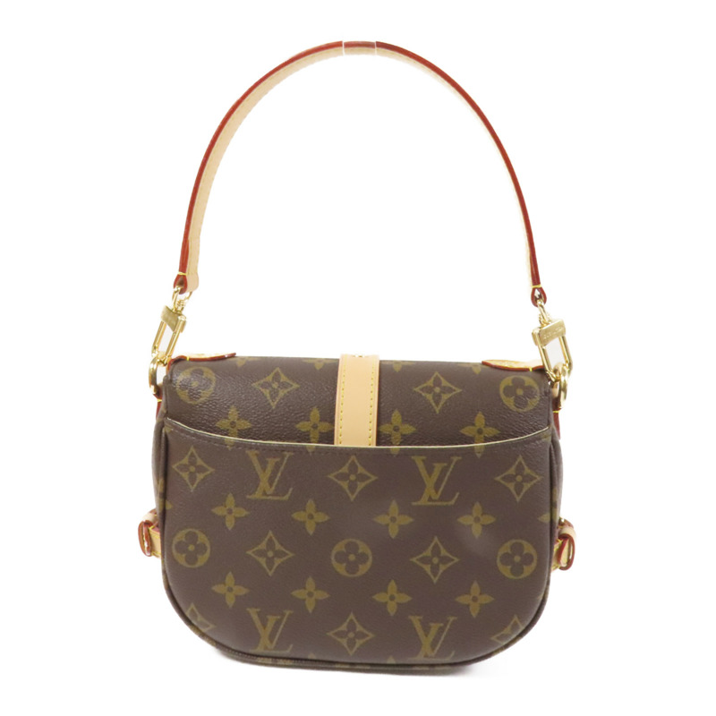LOUIS VUITTON Monogram Saumur BB金扣手挽肩背兩用袋-1