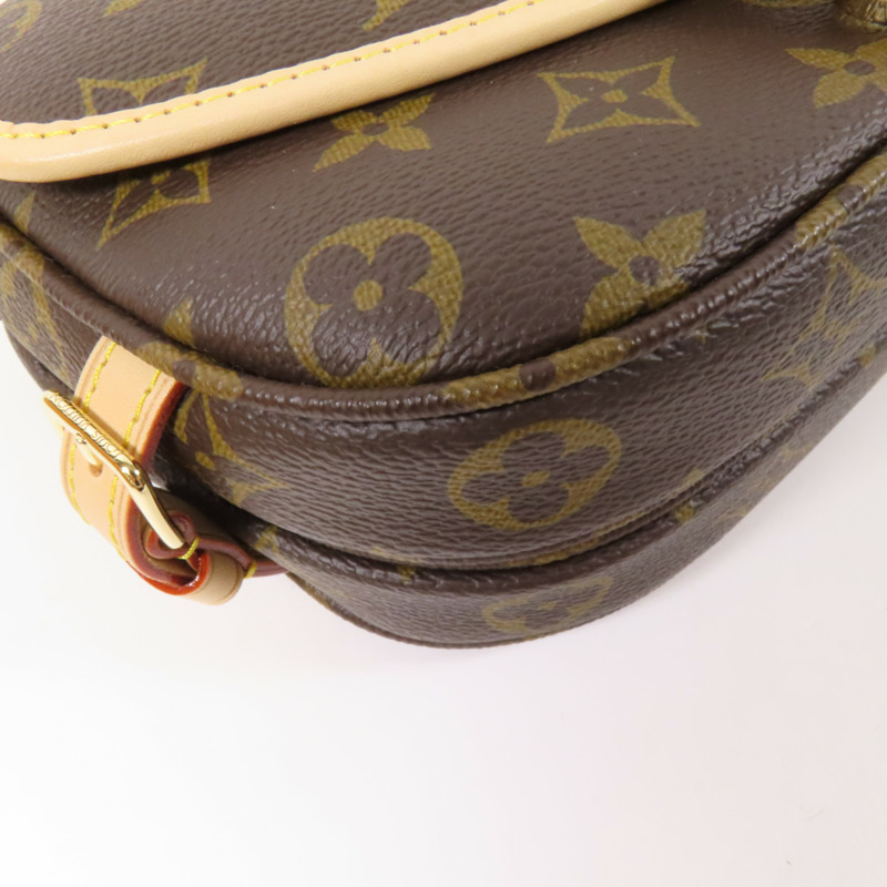 LOUIS VUITTON Monogram Saumur BB金扣手挽肩背兩用袋-9