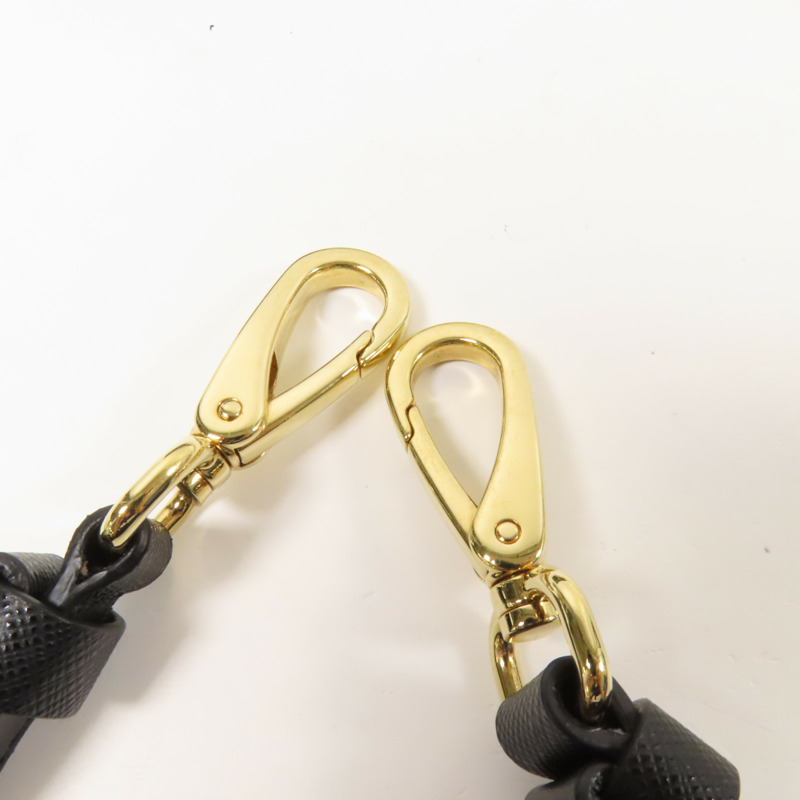 PRADA Saffinao皮革金扣手挽肩背兩用袋-12
