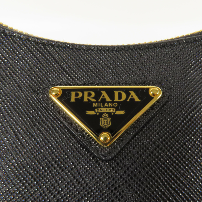 PRADA Saffinao皮革金扣手挽肩背兩用袋-14