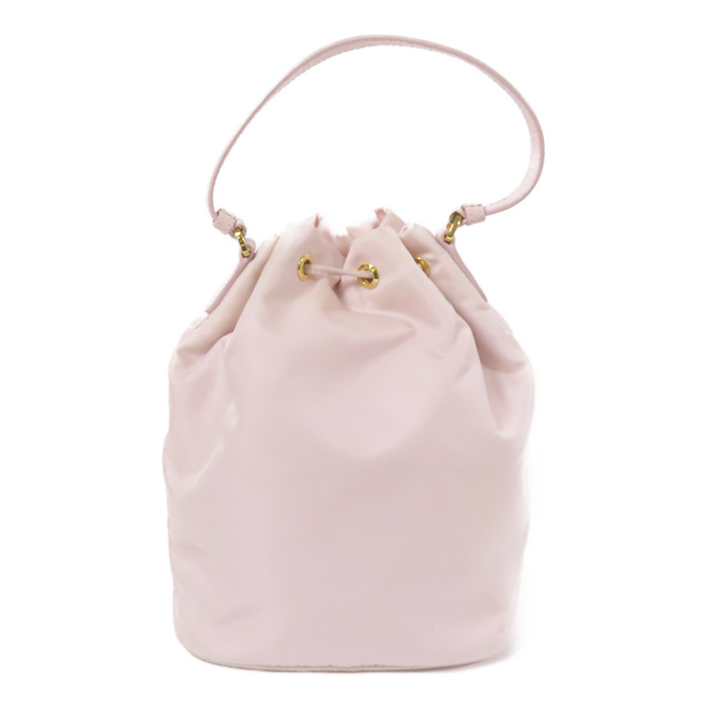 PRADA 尼龍Duet Re-Nylon Bucket Bag金扣手挽肩背袋兩用袋-1