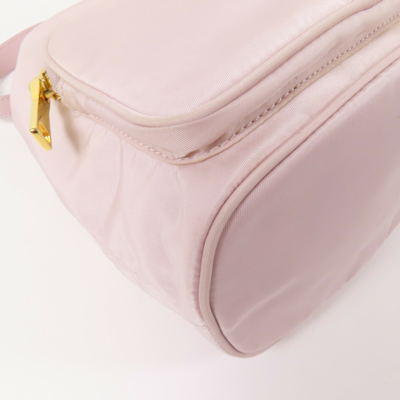 PRADA 尼龍Duet Re-Nylon Bucket Bag金扣手挽肩背袋兩用袋-8