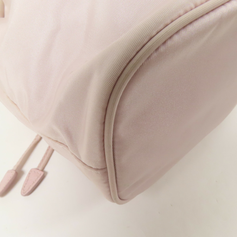 PRADA 尼龍Duet Re-Nylon Bucket Bag金扣手挽肩背袋兩用袋-10
