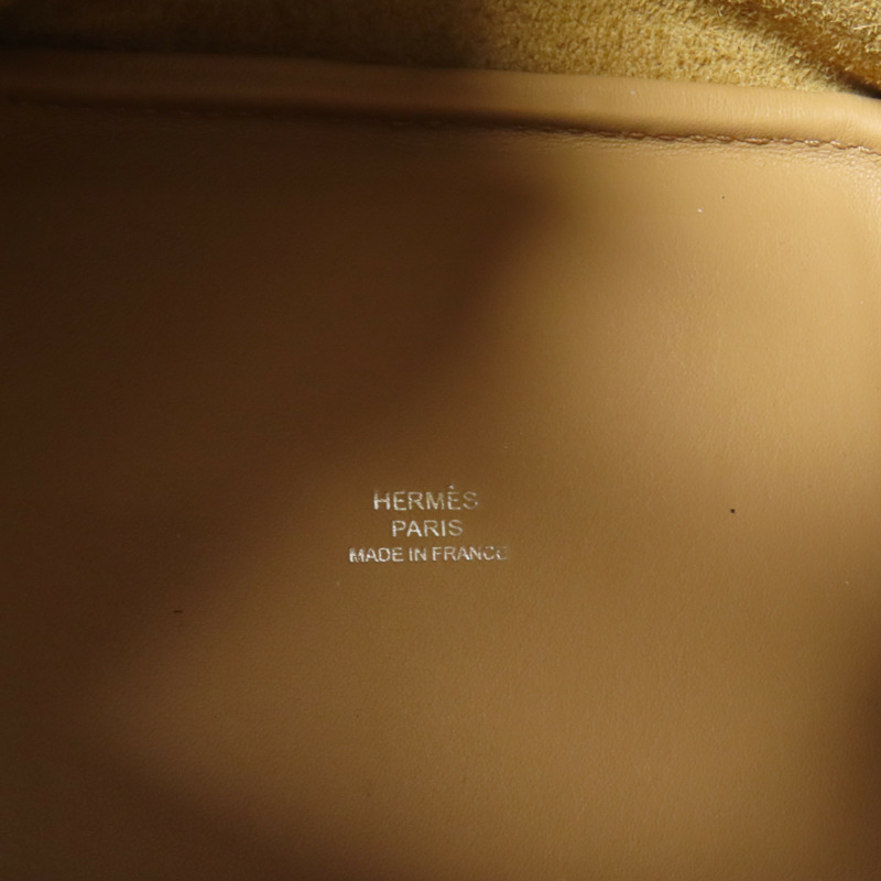 HERMES Swift皮革Micro Picotin Daisy 14銀扣手挽袋Chai-5