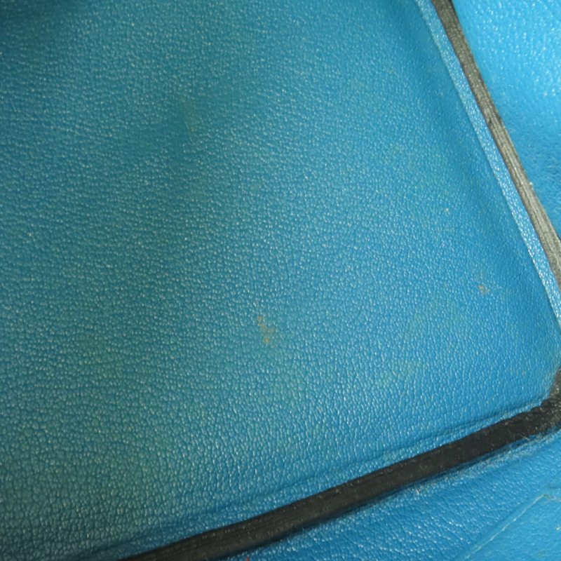 HERMES Togo皮革Birkin 30金扣手挽袋Bleu de Galice-16