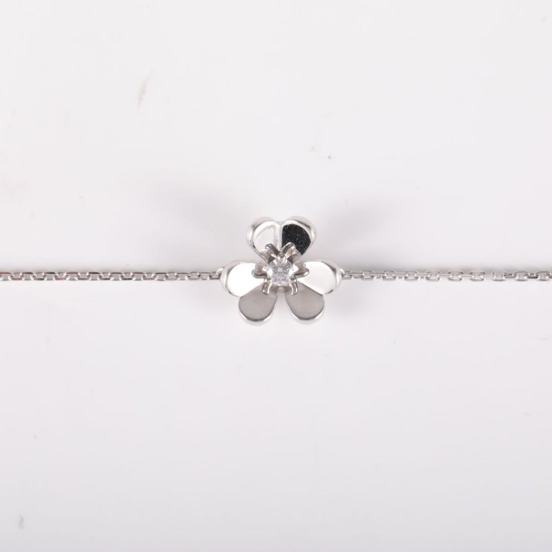 Frivole 梨手鍊迷你滿鑽18K白金/鑽石SM碼白金鑽石/18K-1