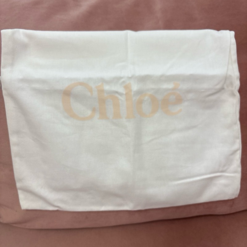 CHLOE 蔻依  字母刺繡手提/斜背迷你包(粉色)-4