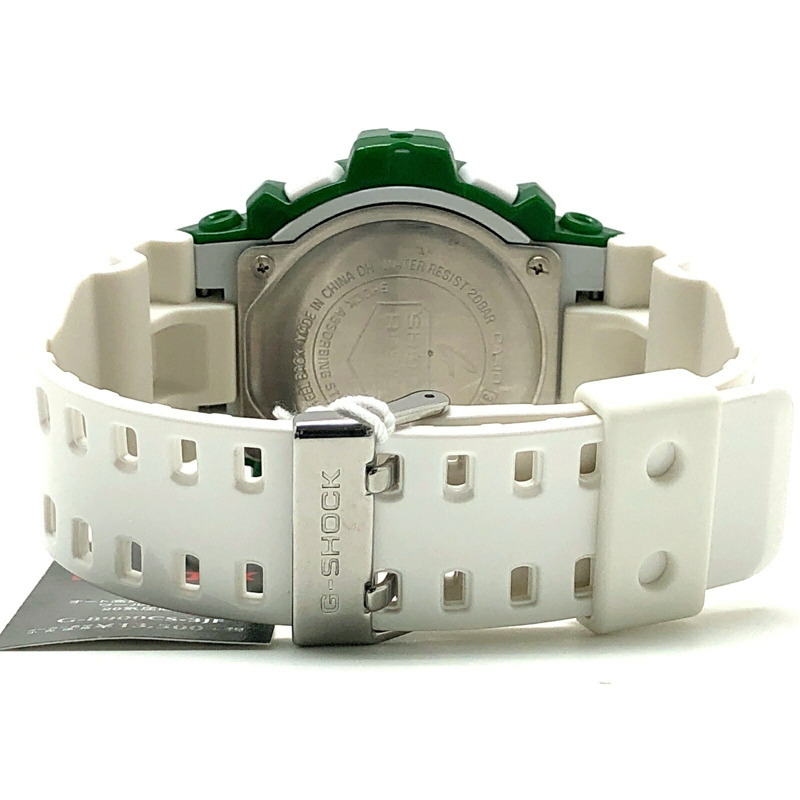 G-SHOCK CASIO G-8900CS-3 瘋狂色彩手錶，大錶殼，高亮度 LED 背光，金屬綠白色飾面，2014 年 7 月發售，三國丘店，ITAE5L75JUHY-5