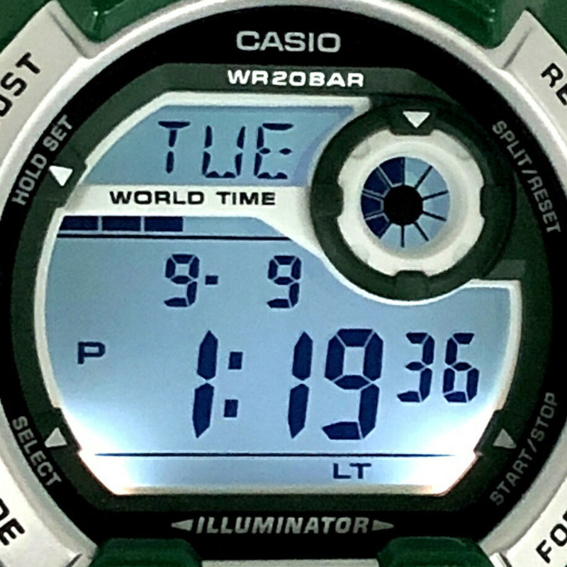 G-SHOCK CASIO G-8900CS-3 瘋狂色彩手錶,大錶殼,高亮度 LED 背光,金屬綠白色飾面,2014 年 7 月發售,三國丘店,ITAE5L75JUHY-8