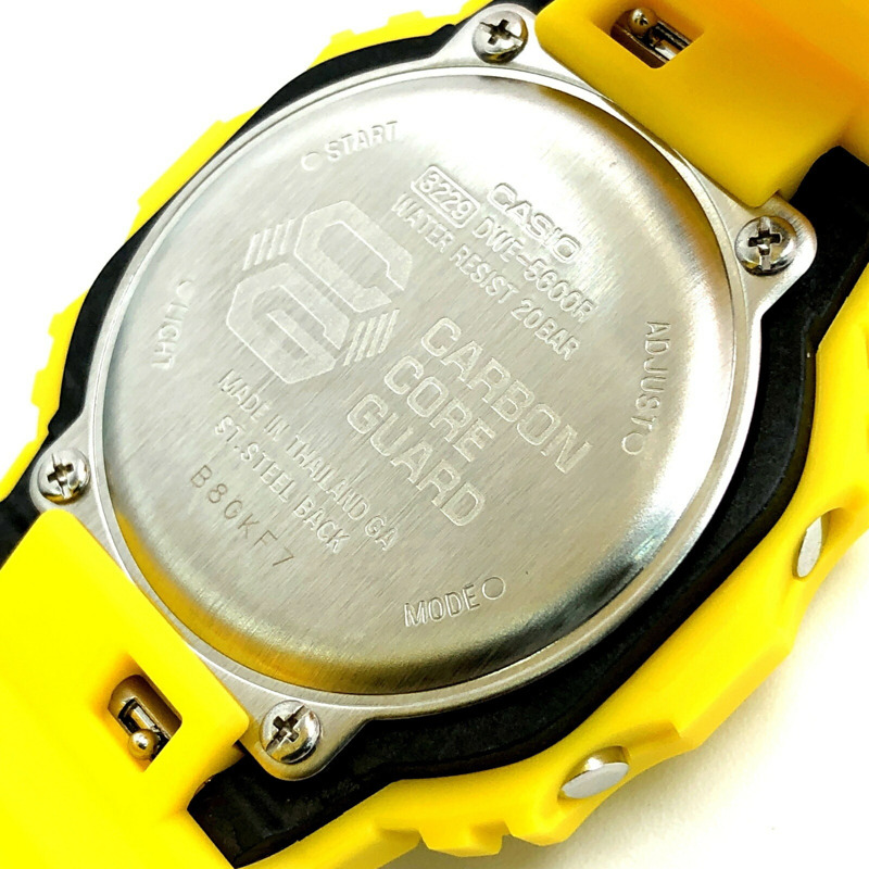 G-SHOCK CASIO DWE-5600R-9 手錶，黃色 Speed，早期色彩復興，替換錶帶和錶圈套裝，DW-5600C-9B 復刻版，2021 年 10 月發售，三國丘店，IT1MCKIY7TCC-7