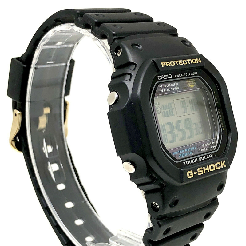 G-SHOCK CASIO G-5600-9 強韌太陽能手錶 金色版 方形設計 黑色 2002年9月 三國丘店 IT1EMEWJFUYE-1