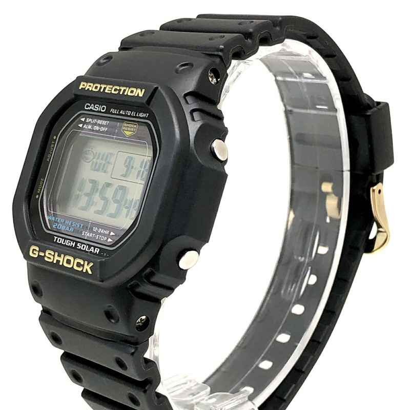 G-SHOCK CASIO G-5600-9 強韌太陽能手錶 金色版 方形設計 黑色 2002年9月 三國丘店 IT1EMEWJFUYE-2