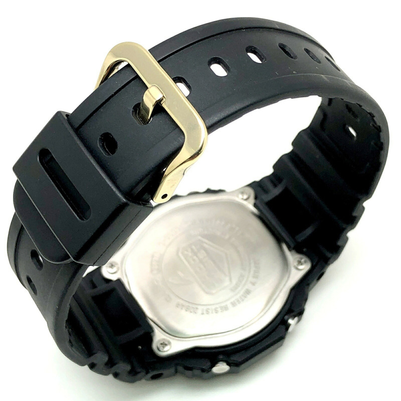 G-SHOCK CASIO G-5600-9 強韌太陽能手錶 金色版 方形設計 黑色 2002年9月 三國丘店 IT1EMEWJFUYE-6