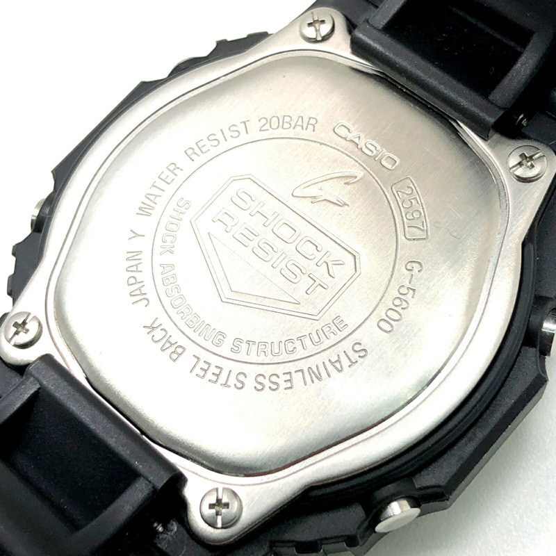 G-SHOCK CASIO G-5600-9 強韌太陽能手錶 金色版 方形設計 黑色 2002年9月 三國丘店 IT1EMEWJFUYE-7